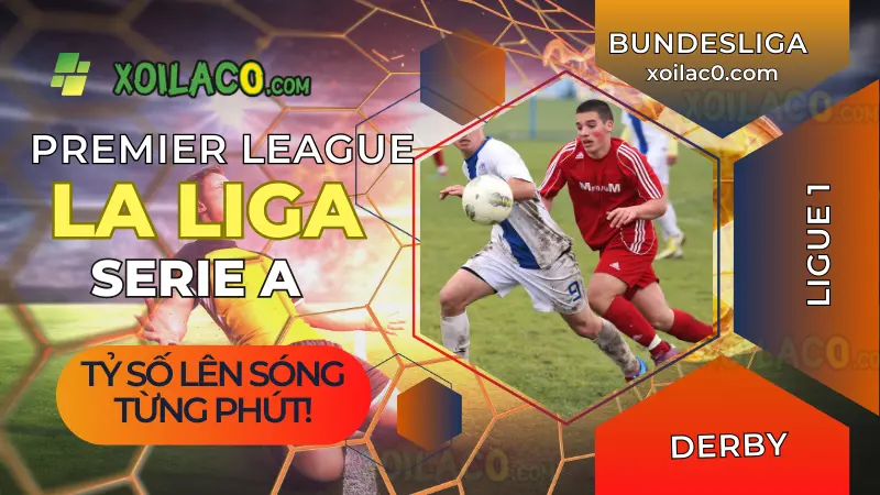 Kết quả Ngoại hạng Anh, La Liga, Serie A, Bundesliga, Ligue 1