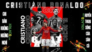 Cristiano Ronaldo - Huyền thoại bóng đá thế giới, cầu thủ ghi bàn vĩ đại và kỷ lục gia của bóng đá quốc tế.